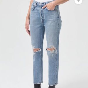 Agolde HIGH RISE STRAIGHT CROP Size 27